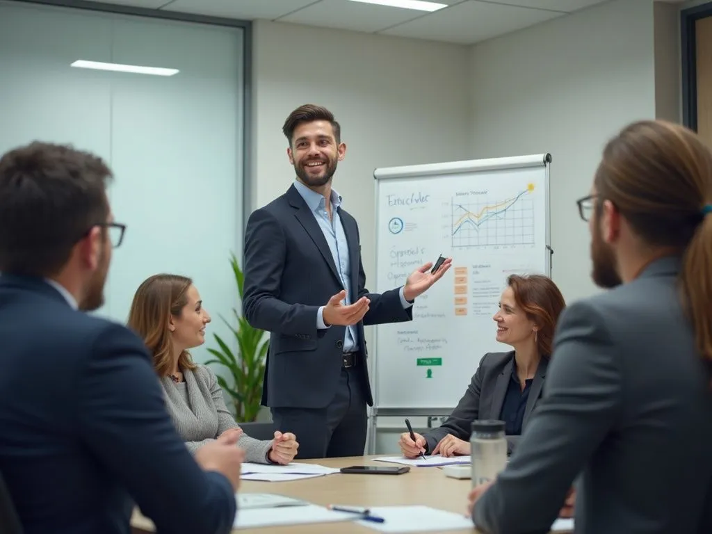 Zespół rozmawiający w zielonym, naturalnym otoczeniu